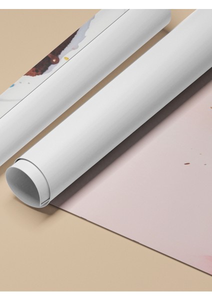 Çerçevesiz Poster, Çilekli Pasta Detaylı Gerçekçi Stil, Mutfak Dekoru Poster No: 109461 fırsatları