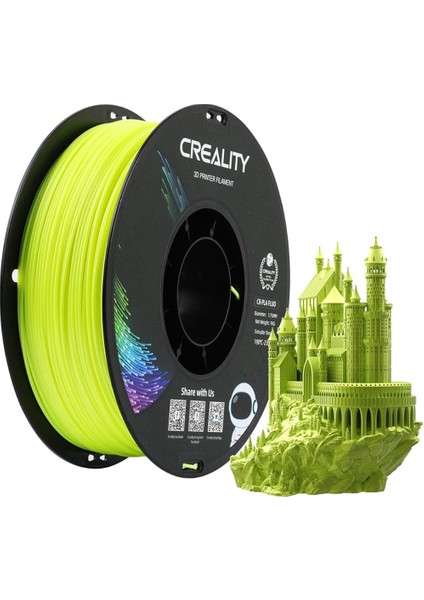 Cr-Pla Floresan Sarı 3D Yazıcı Filament 1.75MM - Urhanshop Gönderimli