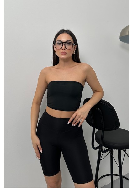 Kadın Crop Top Straplez Basic Sırtı Kopçalı Büstiyer fiyatları