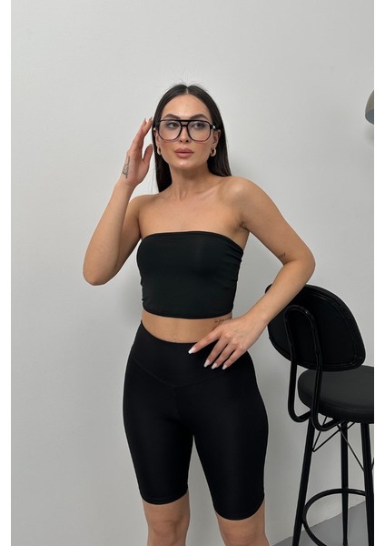 Kadın Crop Top Straplez Basic Sırtı Kopçalı Büstiyer modelleri