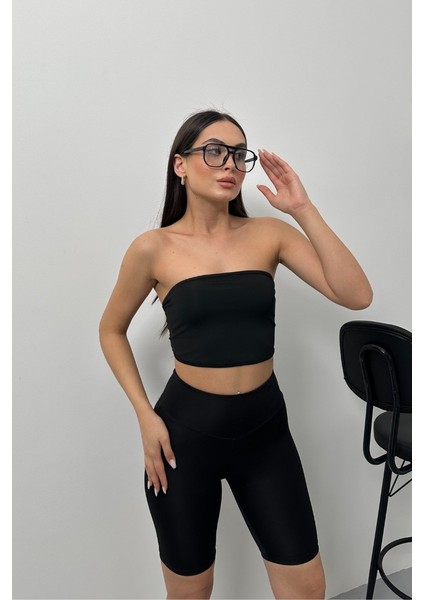 Kadın Crop Top Straplez Basic Sırtı Kopçalı Büstiyer indirimleri