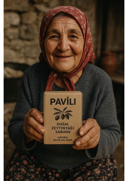 Doğal Zeytinyağı Sabunu – 4’lü Ekonomik Paket El Yapımı