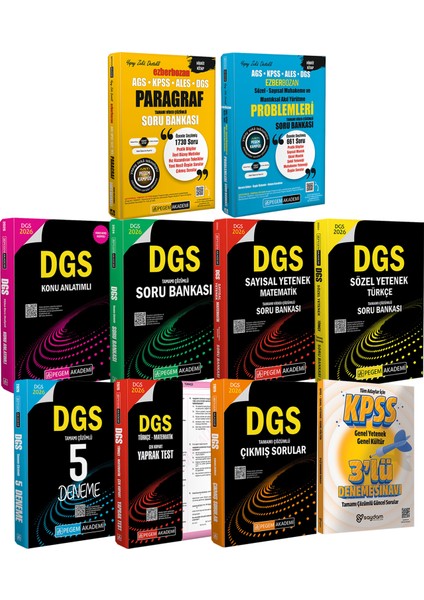 2026 Dgs(Konu-Soru-Sözel Sayısal Yetenek-Yaprak Test-Çıkmış Sorular-5 Deneme)Paragraf-Akıl Yürütme