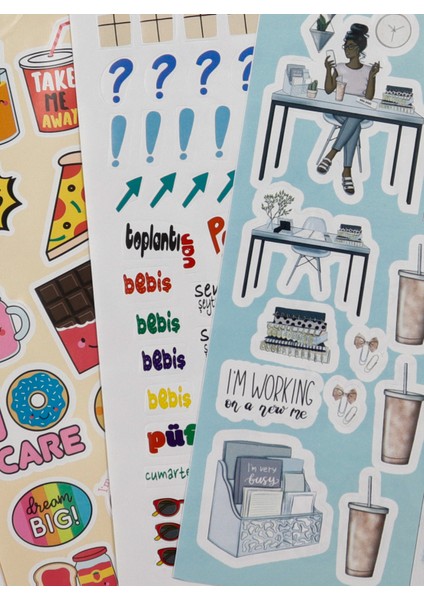 600 Adet Sticker Book 24X17 cm 16 Sayfa Özel Tasarım Sticker Kitabı, Etiket fiyatları