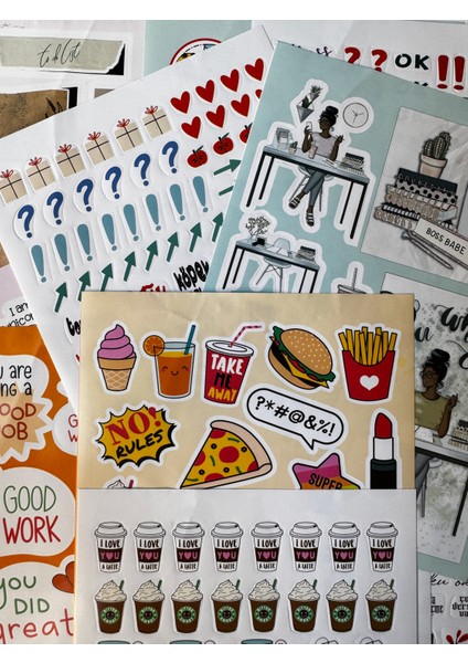 600 Adet Sticker Book 24X17 cm 16 Sayfa Özel Tasarım Sticker Kitabı, Etiket fırsatları