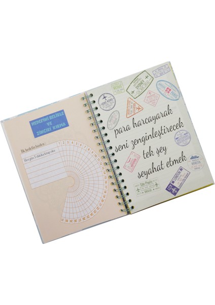 Labubu Konuşan Planner Haftalık Planlayıcı Stickerli Spiralli Defter modelleri