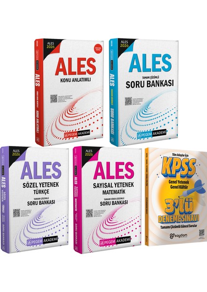 2026 Ales Konu Anlatımı(Video Ders Hediyeli)-Çözümlü Soru Bankası-Sözel Sayısal Yetenek Soru Bankası