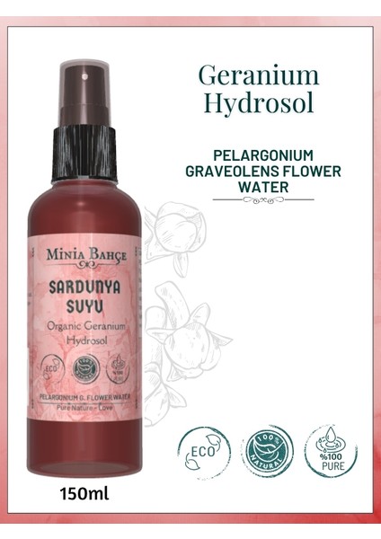 Sardunya Suyu -%100 Doğal, 150ml