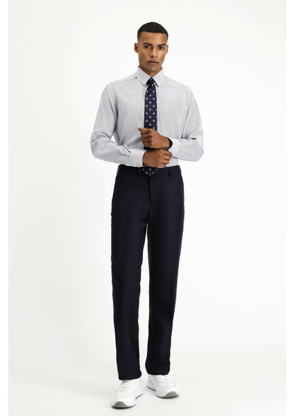 Uzun Kol Regular Fit Desenli Pamuk Gömlek fiyatları