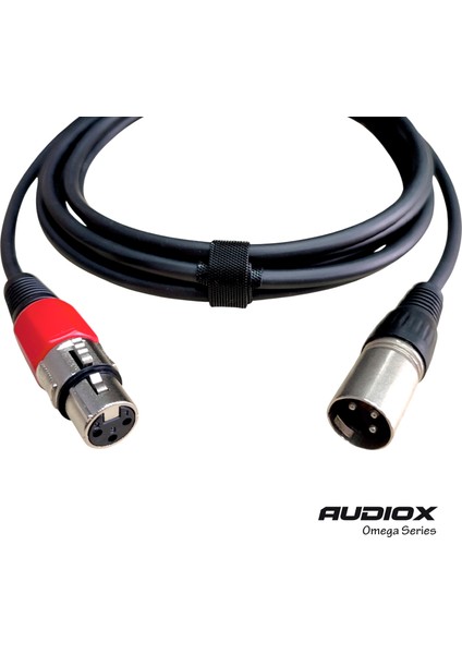 Audıox Omega Series Balanslı Xlr Mikrofon Kablosu | Xlr Erkek – Xlr Dişi | Enstrüman Kablosu | Profesyonel Ses ve Stüdyo Kullanımı modelleri