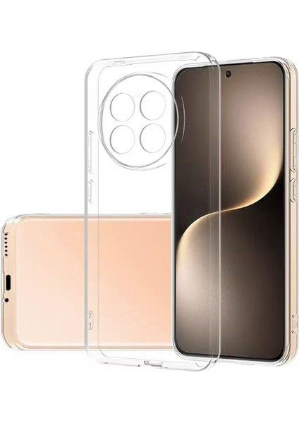 Honor Magic 7 Lite ile Uyumlu Kapak Kamera Korumalı Süper Silikon Şeffaf Kılıf