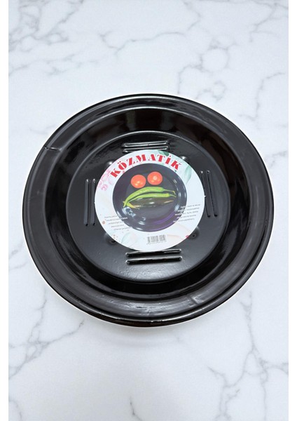 Közmatik Pratik Emaye Közleme Tavası Ocak ve Mangal Üstü 32CM