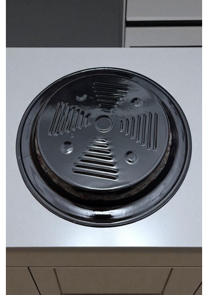 Közmatik Pratik Emaye Közleme Tavası Ocak ve Mangal Üstü 32CM modelleri