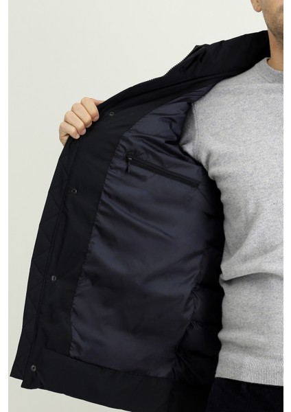 Slim Fit Dar Kesim Kapüşonlu Spor Şişme Mont indirimleri