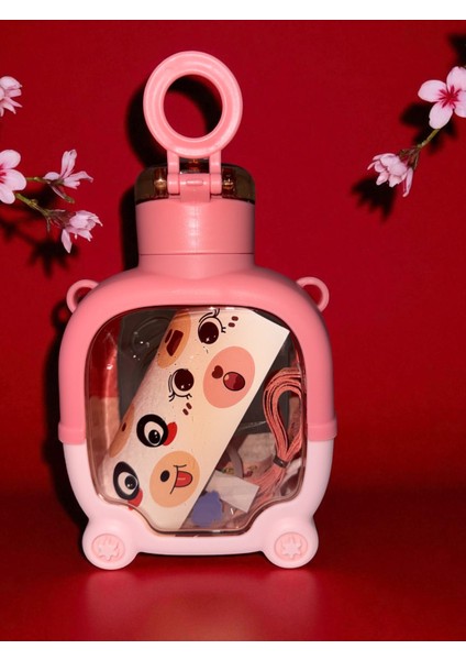 Lüks Figür Tritan Matara 1lt Askılık Figür Sticker Hediyeli