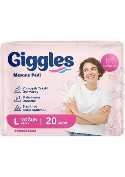 Kadın Mesane Pedi Large 20’li