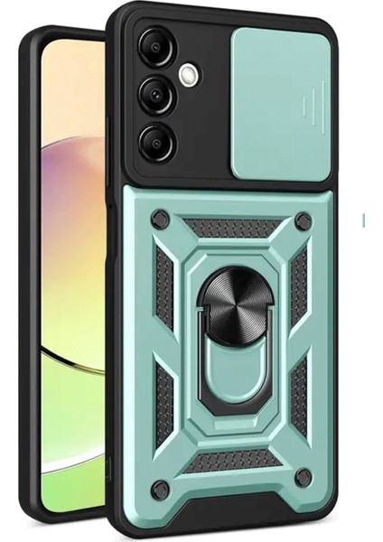 Newface Samsung Galaxy S24 Fe Pars Lens Yüzüklü Silikon - Yeşil (K0) fiyatları