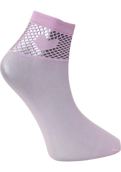 Kalp Desenli Soket Mus Çorap