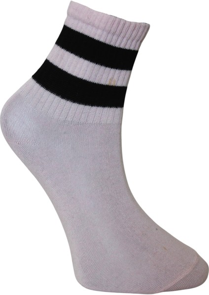 Pembe Siyah Çizgili Kolej Çorap fiyatları