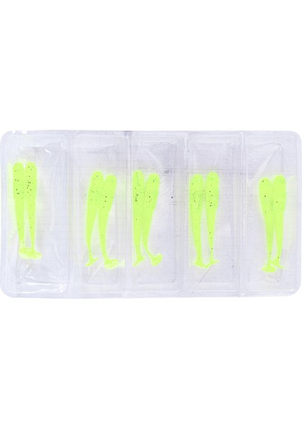 Silikon Kurt Yem - 1,1g 55MM - Fishack Wormix - 1 Adet - Uv - Fluo Green - Karides Kokulu fırsatları