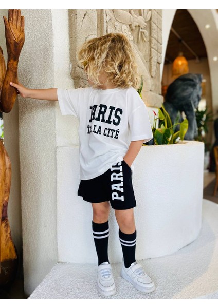 La Ciel Paris Baskılı Takım – Siyah & Beyaz fiyatları
