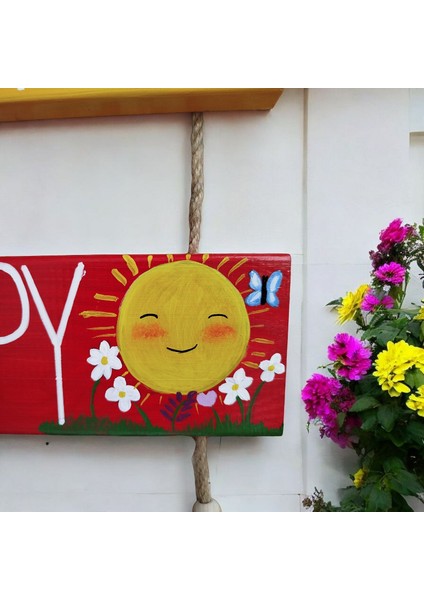 Ahşap Modern Dekorasyon Duvar Süsü Balkon Süsü ve Bahçe Süsü Hediyelik Eşya Mutfak Süsü Ev Hediyesi Kapı Süsü