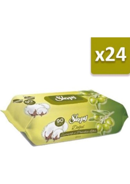Islak Havlu Zeytinyağı 90' Lı X24
