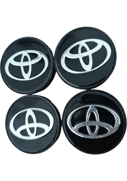 Toyota Jant Göbeği 58/55 55 mm Yuva 4lü Set (YUVA İÇ ÇAPI 5.5 SANTİMSE UYUMLUDUR)