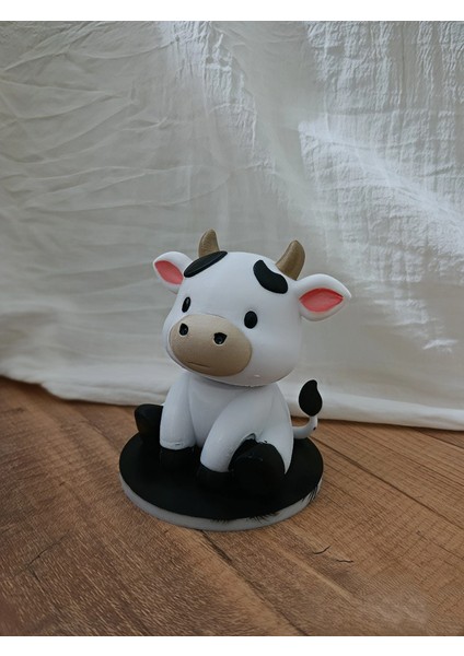 Mini Moo – 3D Baskılı Sevimli Inek Figürü -Sallanan Kafa Modelli fiyatları