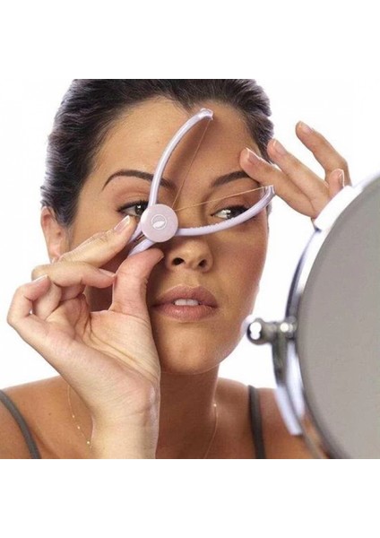 Slique Pratik Iple Kaş Bıyık Tüy Alma Epilasyon Aleti Makinesi (4887) indirimleri