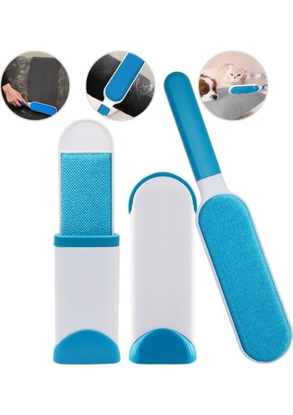 2&apos;li Set Kıl Tüy Toplayıcı Kendinden Temizlemeli Tarak