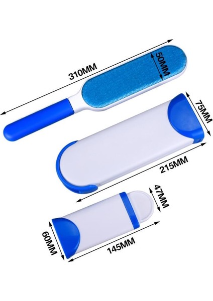 2&apos;li Set Kıl Tüy Toplayıcı Kendinden Temizlemeli Tarak modelleri