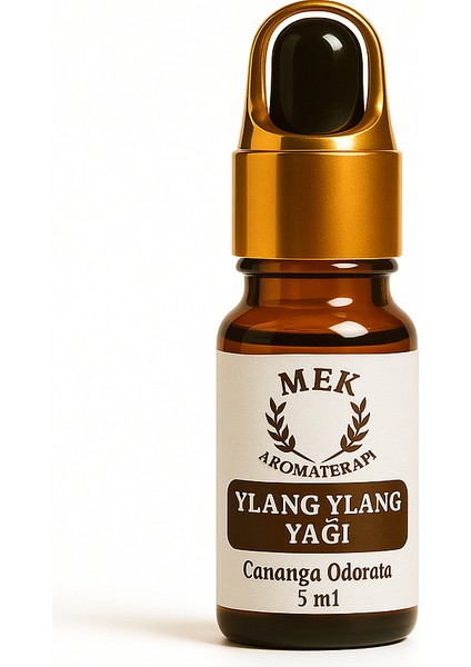 Ylang Ylang Yağı 5 ml - % 100 Saf ve Doğal - Cam Damlalıklı - Cananga Odorata