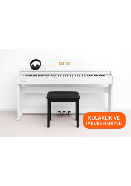MD48W Hammer Action Kulaklık Tabure Dahil