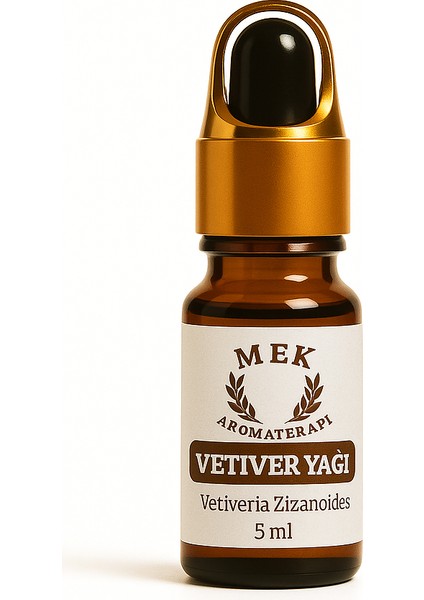 Vetiver Yağı 5 ml (Vetiveria Zizanoides) - % 100 Saf ve Doğal