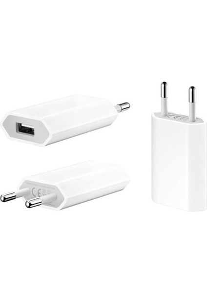 ESLIFETECH26AKSESUAR Apple Iphone Uyumlu 4/4s/5/5s/5c/6/6s/6s/7/7s Modelleri Ile Ipod Uyumlu 5W Şarj Adaptörü