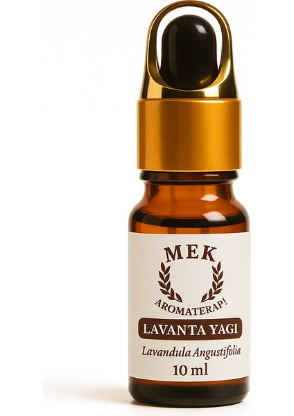 Lavanta Yağı 10 ml - % 100 Saf ve Doğal - Cam Damlalıklı -Lavandula Angustifolia