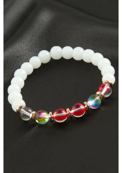 Neon Kuvars Doğaltaş Bileklik