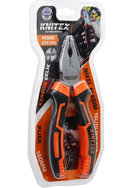 Vakumlu No-6 - 160MM Pense Karbon Çelik - Yalıtılmış Sap (2818)