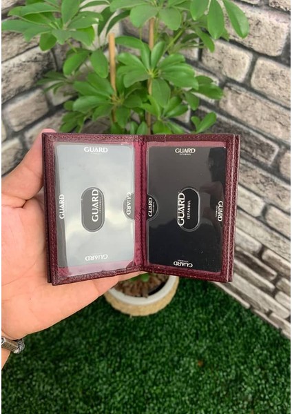 Bordo Hakiki Deri Kartlık Erkek / Kadın P1169 modelleri