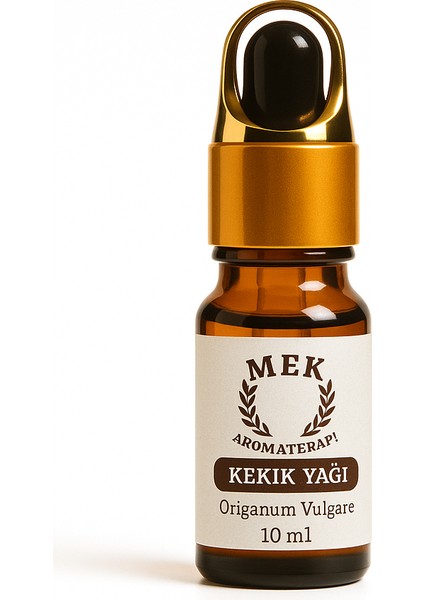 Kekik Yağı 10 ml - % 100 Saf ve Doğal - Cam Damlalıklı -Origanum Vulgare
