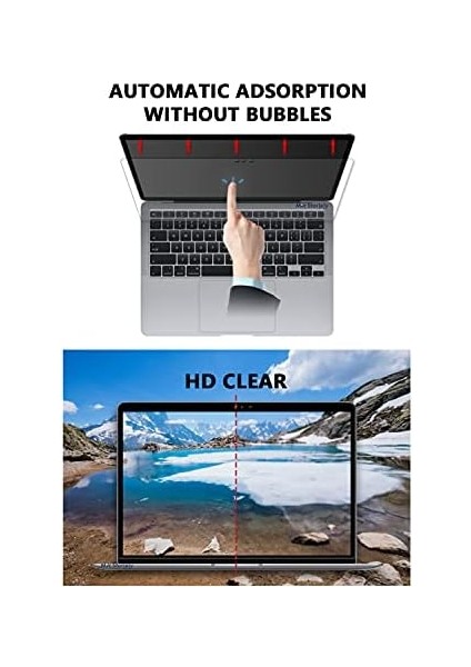 Ekran Koruyucu Macbook Pro 16 Inç M4-M2-M3-M1 Parlak Anti Scratch (Touchıd'li Pro) A2485 A2780 A2991 A3403 A3186 ile Uyumlu Şeffaf fiyatları