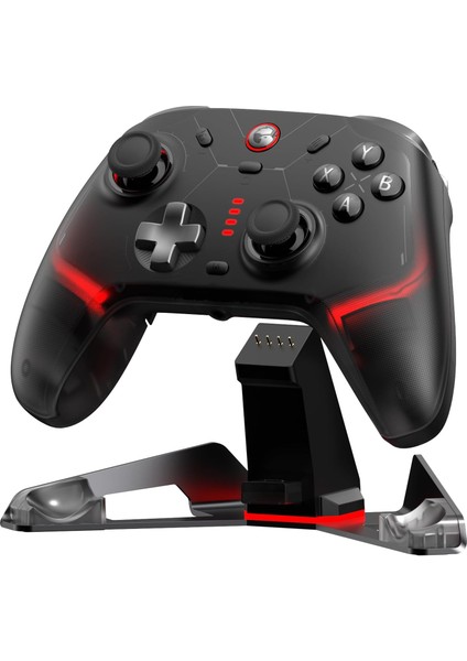 Cyclone 2 Wireless Controller - 1000Hz Polling Rate, Tmr Joysticks, Hall/micro 2-In-1 Triggers For Pc/switch/switch 2/android/ios, Pc Gaming Controller With Charging Dock (Black)