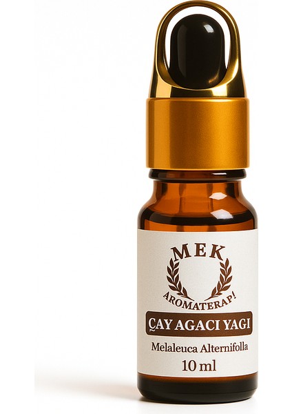 Çay Ağacı Yağı 10 ml - Cam Damlalıklı - Melaleuca Alternifolia