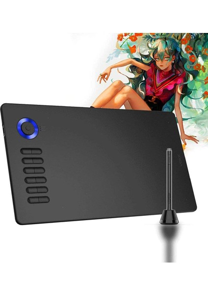 A15 Pro 10X6" 8192 Level 5080 Lpı Grafik Tablet + Kalem