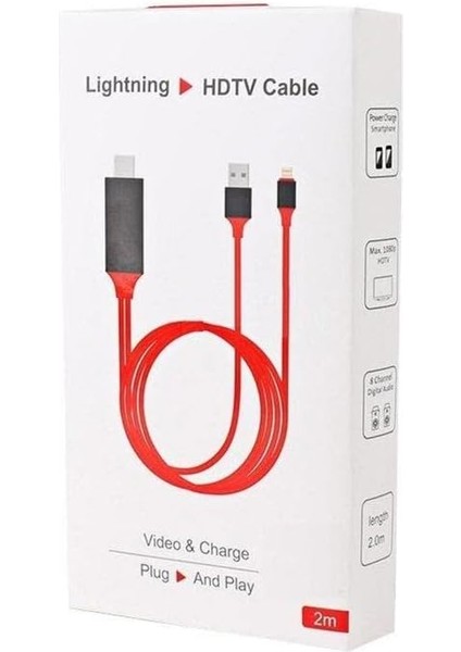 PM-6020 P8M Lıghtnıng To HDMI + USB Çevirici 2 mt Kablo fiyatları
