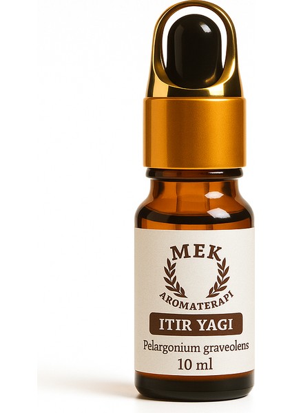 Itır / Geranium Yağı 10 ml - Cam Damlalıklı - Pelargonium Graveolens