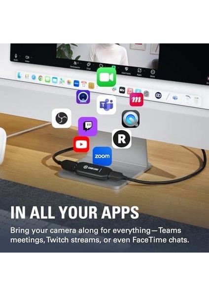 Cam Link 4k, Harici Kamera Yakalama Kartı, Dslr ile Akış ve Kayıt, Video Kamera, Video Konferans, Ev Ofis, Oyun, Obs, Yakınlaştırma, Ekipler, Pc/mac Için 1080P60 Webcam Olarak Actioncam fiyatları