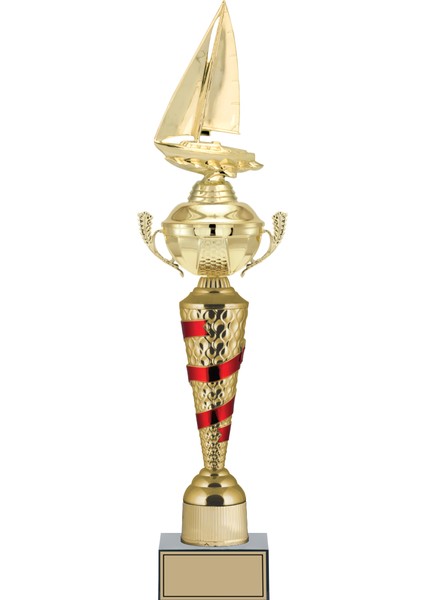 - Figürlü Kupalar - Yelken Figürlü Kupalar FG-078 B - 56 cm