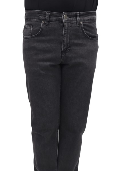Fistan Store Erkek Füme Yüksek Bel Rahat Kesim Boru Paça Büyük Beden Jean Pantolon fiyatları